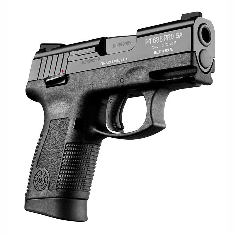 comprar pt638. Arma de ação por ferrolho, Arma de cano longo, Arma de cano curto, Arma de repetição, Arma com mira laser, Arma com empunhadura ergonômica, Glock, Remington, Winchester, Beretta, Smith & Wesson, Springfield Armory, Taurus, Bersa, Colt, Armas de aço inox, Armas de polímero, Armas de metal, Armas de alumínio, Cano de aço, Armas de titânio